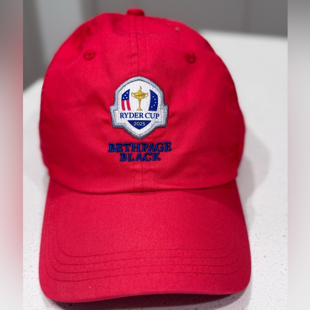 Official 2025 Ryder Cup Bethpage Black Red Hat - Ahead Lightweight